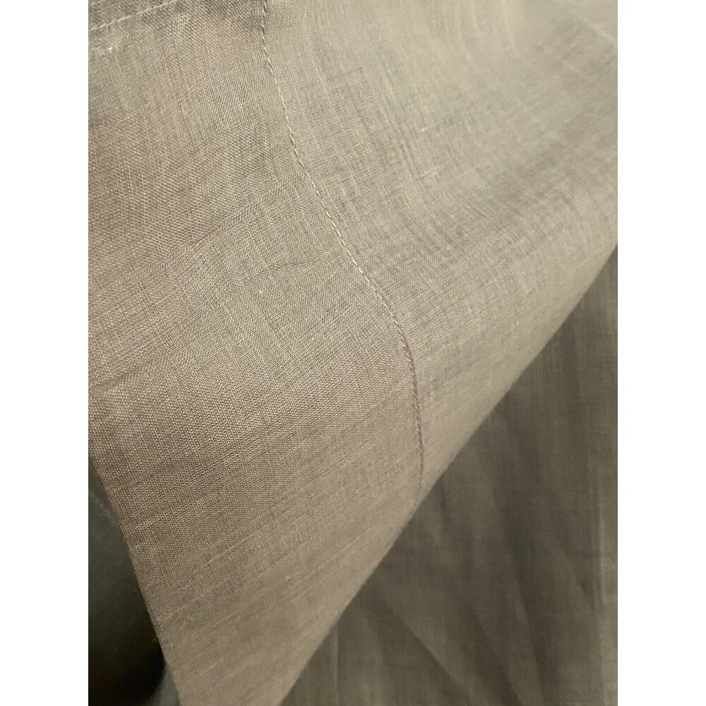 Pottery Barn Sheer‎ Curtain Panels Classic Voile Drapes Set 2 Green 44x84 Pair